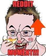bloodshot_eyes blue_eyes blush brown_hair crying ear eric_butts glass glasses hair hand holding_object just_fuck_my_shit_up meme open_mouth reddit soyjak stubble text upvote variant:eric_butts white_skin wine yellow_teeth // 500x614 // 66.0KB