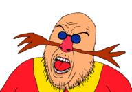angry brown_mustache clothes eggman glasses mustache open_mouth sonic_the_hedgehog soyjak stubble variant:hilbert_soyjak video_game white_skin // 812x566 // 44.3KB
