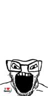 chemistry distorted glasses i_love no_eyebrows open_mouth science soyjak stubble variant:markiplier_soyjak // 598x1200 // 132.2KB