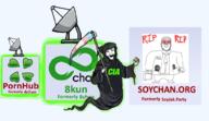 4chan 8chan 8kun central_intelligence_agency glowing meta:tagme soyjak variant:feraljak // 1011x583 // 245.4KB
