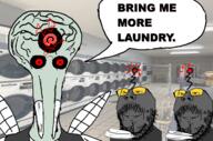 2soyjaks black brain brainless bug clothes colors dark_magic energy evil fly laundromat laundry magic mind_control mind_controlling monster neatly_folded_clothes parasite red retard scary soot soyjak_party spiral variant:gapejak washing_machine // 2910x1926 // 4.0MB