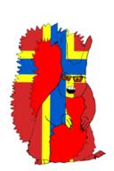 angry animal country flag full_body glasses https:archive.phzpklr medieval open_mouth orkney soyjak squirrel stubble subvariant:feralsquirrel tail united_kingdom variant:feraljak // 443x662 // 124.1KB
