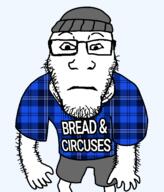 arm beanie body_hair bread_and_circuses clothes deformed finger full_body hand hat leg neutral normal normie plaid shorts soyjak text tshirt variant:markiplier_soyjak // 1280x1500 // 174.6KB