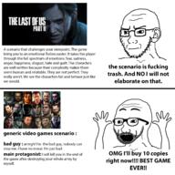 call_of_duty closed_mouth concerned dead_by_daylight dead_space excited gideon glasses grand_theft_auto grand_theft_auto_v isaac_clarke mass_effect max_payne metal_gear michael_de_santa naked_snake open_mouth place_japan silent_hill soyjak stubble the_last_of_us variant:soyak video_game wordswordswords // 2300x2300 // 1.6MB