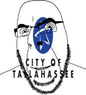 auto_generated blue capital flag florida glasses looking_at_you open_mouth smile soyjak state stubble tallahassee united_states variant:cobson white // 775x849 // 98.2KB