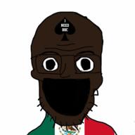bald bbc black_skin countrywar happy meta:tagme mexican_flag mexico open_mouth queen_of_spades shitskin variant:unknown // 500x500 // 70.6KB