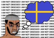 angry arab beard bloodshot_eyes brown_skin clenched_teeth country countrywar crying flag flag:sweden hair i_am_not_obsessed islam obsession rent_free sweden taqiyah text thick_eyebrows thought_bubble variant:chudjak // 1170x814 // 73.6KB