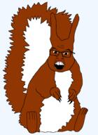 angry animal foot full_body glasses mustache open_mouth sitting soyjak squirrel subvariant:feralsquirrel variant:feraljak // 1443x1979 // 60.0KB