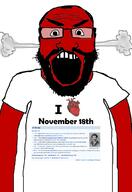 angry arm auto_generated beard clothes country glasses november november_18 open_mouth red soyjak steam subvariant:science_lover text variant:markiplier_soyjak wikipedia // 1440x2096 // 608.8KB