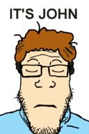 brown_hair closed_eyes closed_mouth clothes frown garfield glasses hair its_over jon_arbuckle sad soyjak stubble text variant:markiplier_soyjak white_skin // 600x900 // 20.2KB