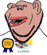 1818 1868 amerimutt award black_sclera brown_skin chicago clothes ear flag flag:illinois illinois lips mutt open_mouth soyjak state stubble subvariant:impish_amerimutt text united_states variant:impish_soyak_ears // 685x793 // 84.0KB