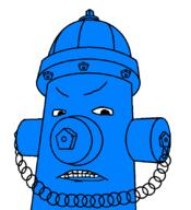 angry blue fire_hydrant frown objectsoy soyjak variant:gapejak // 768x844 // 134.9KB