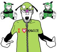 3soyjaks animal clothes dog foot gir glasses i_heart i_heart_nigger invader_zim nickelodeon nigger open_mouth pointing stubble tongue variant:impish_soyak_ears variant:shirtjak white_background zipper // 618x559 // 92.4KB