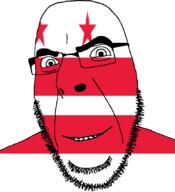 auto_generated capital district_of_columbia flag glasses looking_at_you open_mouth red smile soyjak stars stubble united_states utah variant:cobson white // 775x849 // 57.2KB