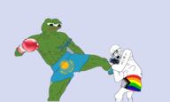 apu arm bbc bloodshot_eyes boxing crying flag frog glasses i_love leg lgbt open_mouth pepe queen_of_spades shorts soyjak stubble tattoo variant:soyak // 1807x1080 // 419.7KB
