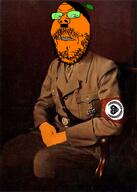 adolf_hitler angry arm armband clothes froot froot_(user) frootist_new_order frown glasses hair hand irl_background mustache nazi_germany nazism orange_skin soyjak stubble variant:gapejak // 663x927 // 957.4KB