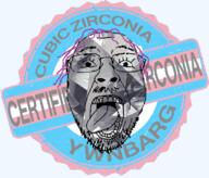 badge cubic_zirconia flag hair mustache open_mouth seal_of_approval soyjak stamp stubble teeth tongue tranny variant:bernd zirconium // 761x650 // 319.5KB