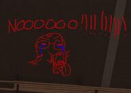 crying dark glasses meta:tagme open_mouth red roblox soyjak spray_paint stubble text tongue variant:unknown // 527x377 // 196.9KB