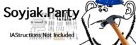 banner closed_mouth clothes construction_worker ear frown hammer hard_hat hat no_glasses soyjak soyjak_party stubble text variant:impish_soyak_ears // 600x200 // 95.5KB