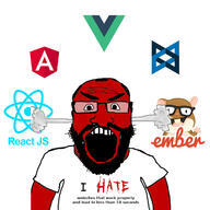 angry balding beard clothes ember fume glasses hair i_hate logo meta:tagme open_mouth react_js red_skin text tshirt variant:science_lover // 1200x1200 // 210.5KB