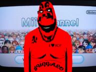 biting_lip closed_mouth creepy glasses heart icp nintendo ominous red_skin soyjak stubble tattoo variant:cobson video_game wii // 1024x768 // 710.2KB