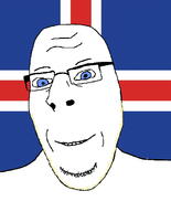 blue_eyes closed_mouth country flag flag:iceland glasses iceland smile soyjak stubble subvariant:nucob variant:cobson // 541x671 // 99.6KB
