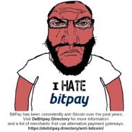 angry balding beard bitcoin closed_mouth clothes cryptocurrency glasses hair i_hate punisher_face red_skin soyjak soyjak_wiki subvariant:science_lover text tshirt variant:markiplier_soyjak // 1015x1015 // 420.5KB